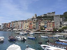 Portovenere - View of the town and castle Doria